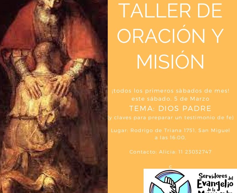 TALLERES DE ORACIÓN Y MISIÓN